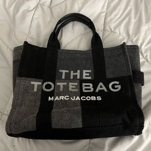 black denim marc jacobs tote